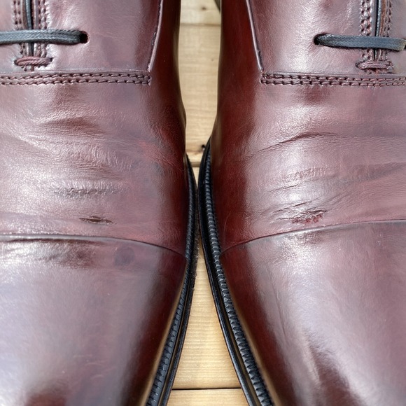 To Boot New York Faro Bordeaux Burgundy‎ 351923 Men Oxford Leather Shoes Size 10 main image 9